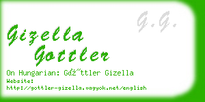 gizella gottler business card